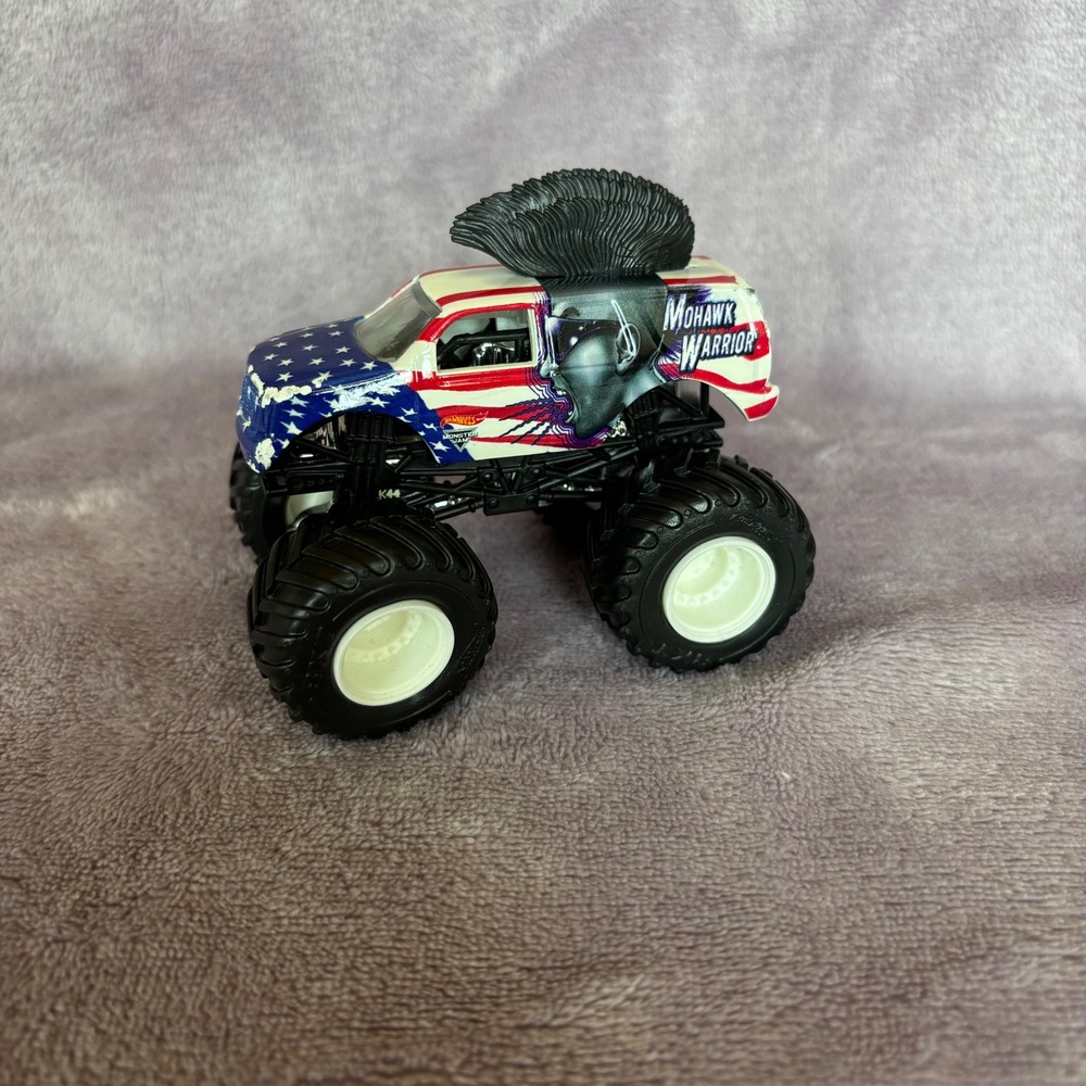 Hot Wheels Monster Jam Mohawk Warrior American Flag Diecast Truck 1:64